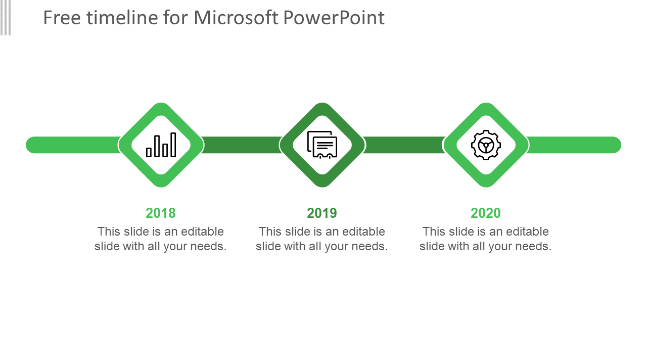Free - Get Free Timeline For Microsoft PowerPoint Presentation